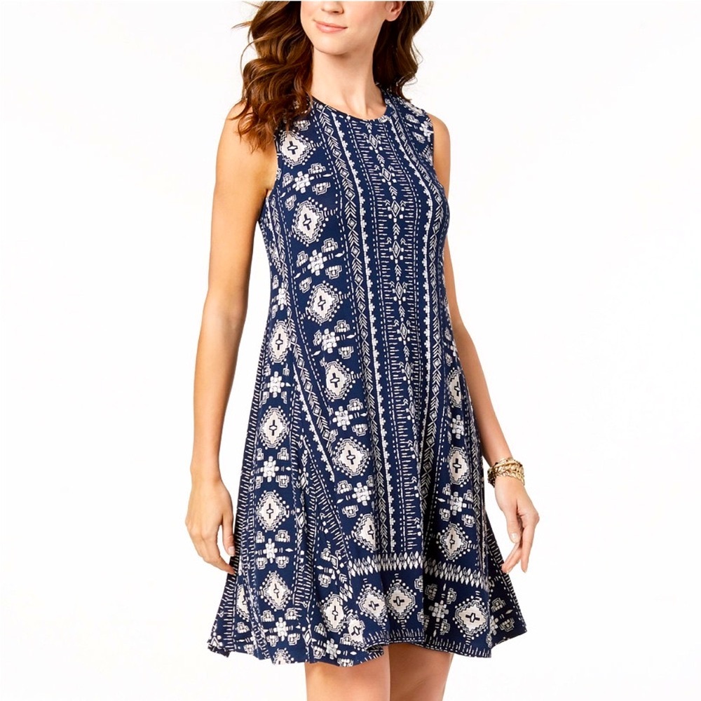 Style & Co. Women’s Printed Trapeze Dress